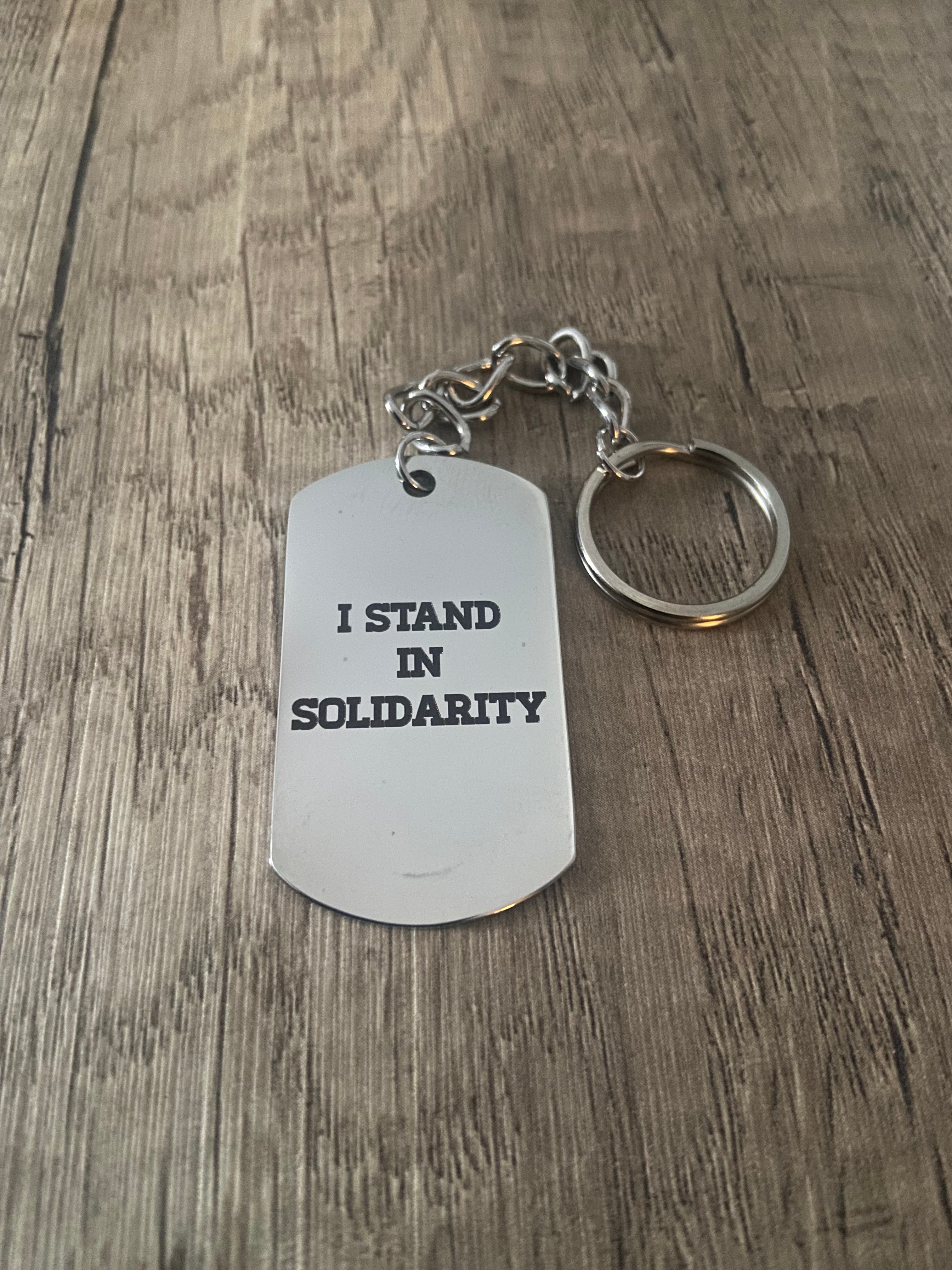 Solidarity Keychain
