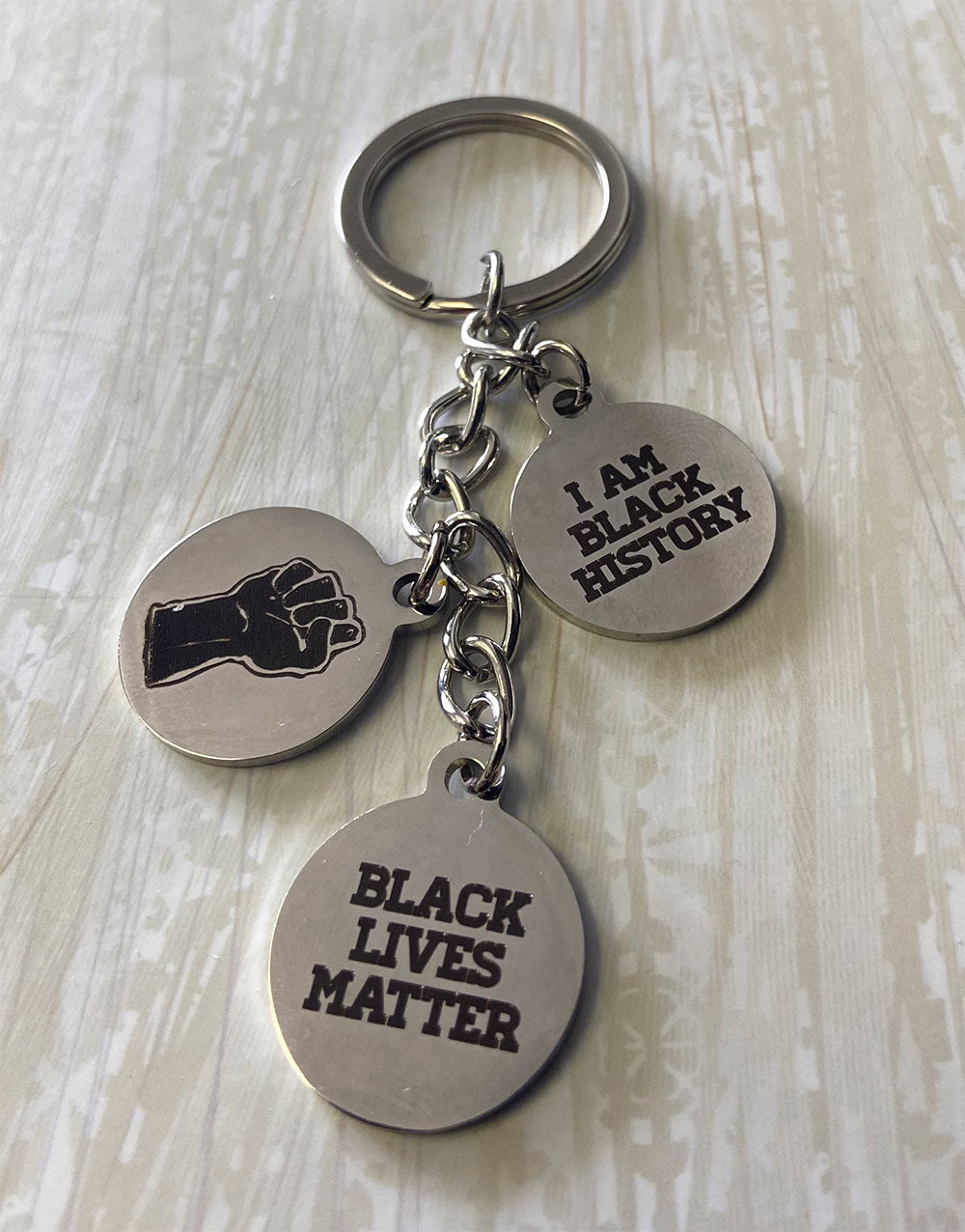 Keychain (Unity, Black Lives Matter, I Am Black History & The Mix up)