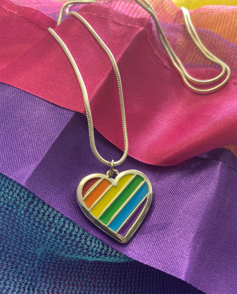 Pride Heart Necklace